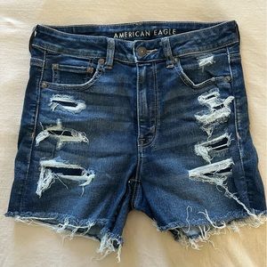 American Eagle super hi rise shortie